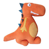 Snuggle Orange Dinosaur Cushion
